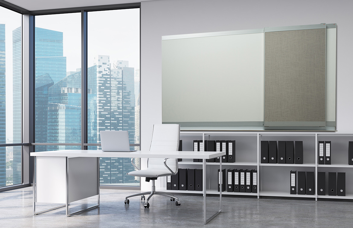 VIP Markerboard with Fabric Component Board